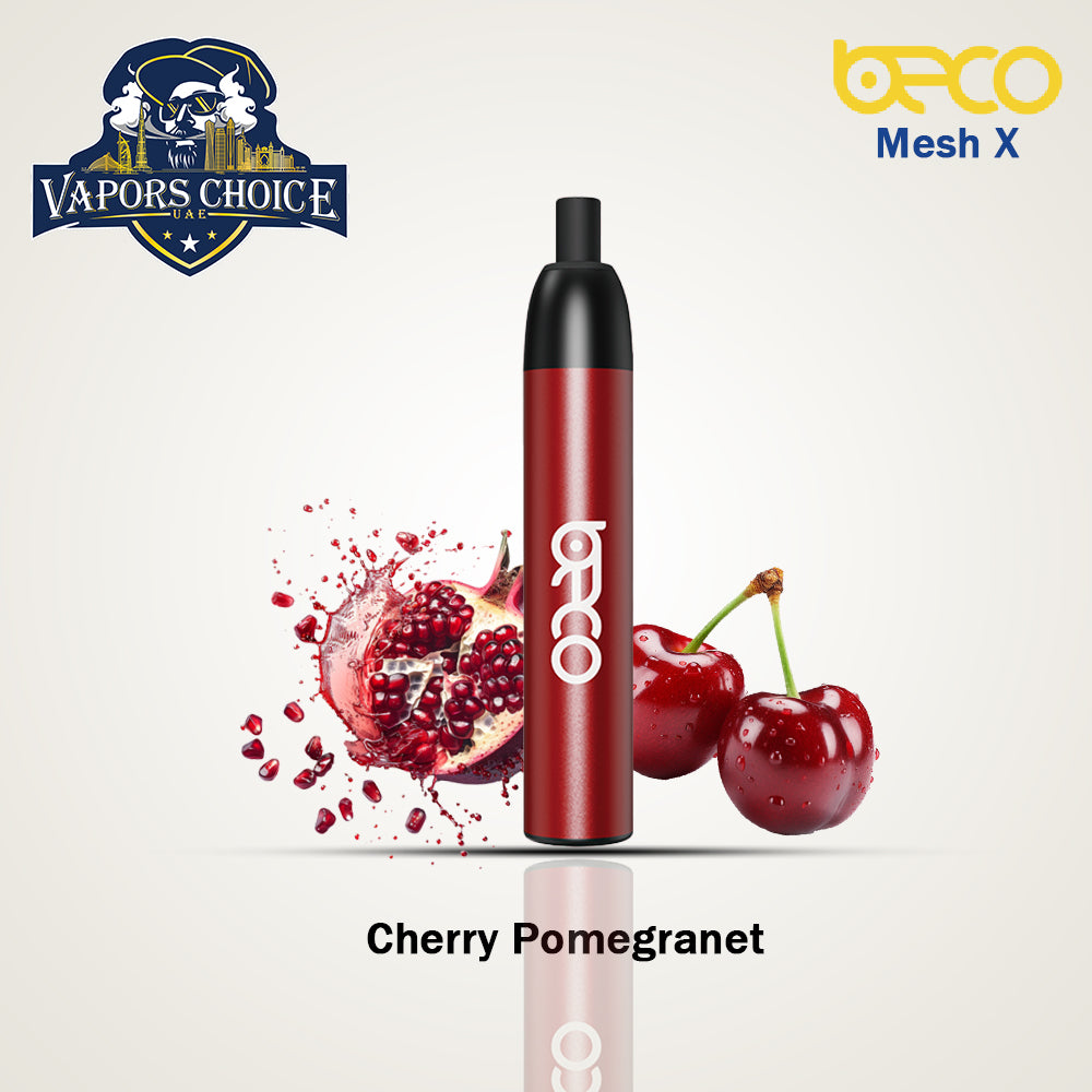 Beco Mesh X 4500 Puffs Disposable Vape Non-Rechargeable Cherry Pomegranate UAE Ajman